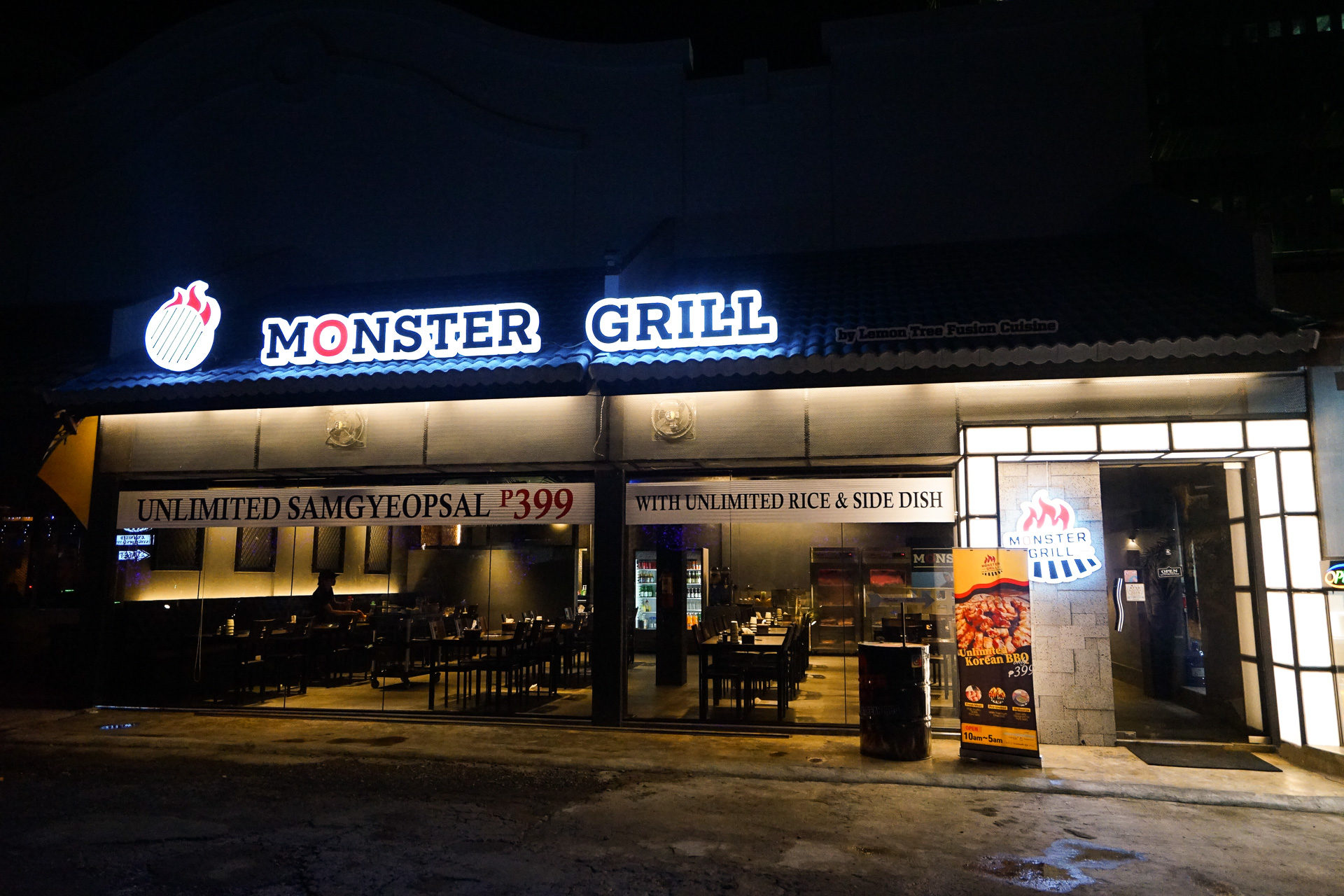 宿霧市區韓式烤肉》宿霧之旅最後一餐，Monster grill  五花肉吃到飽399P