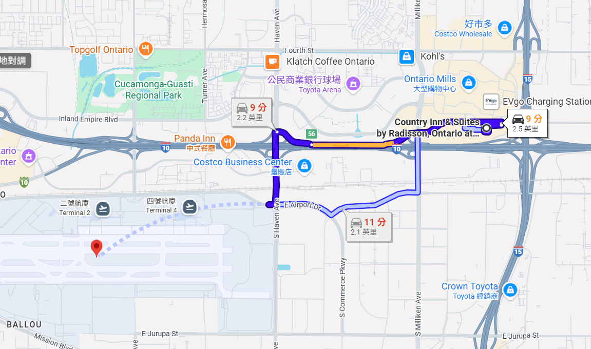 Country Inn & Suites by Radisson 地理位置 地圖
